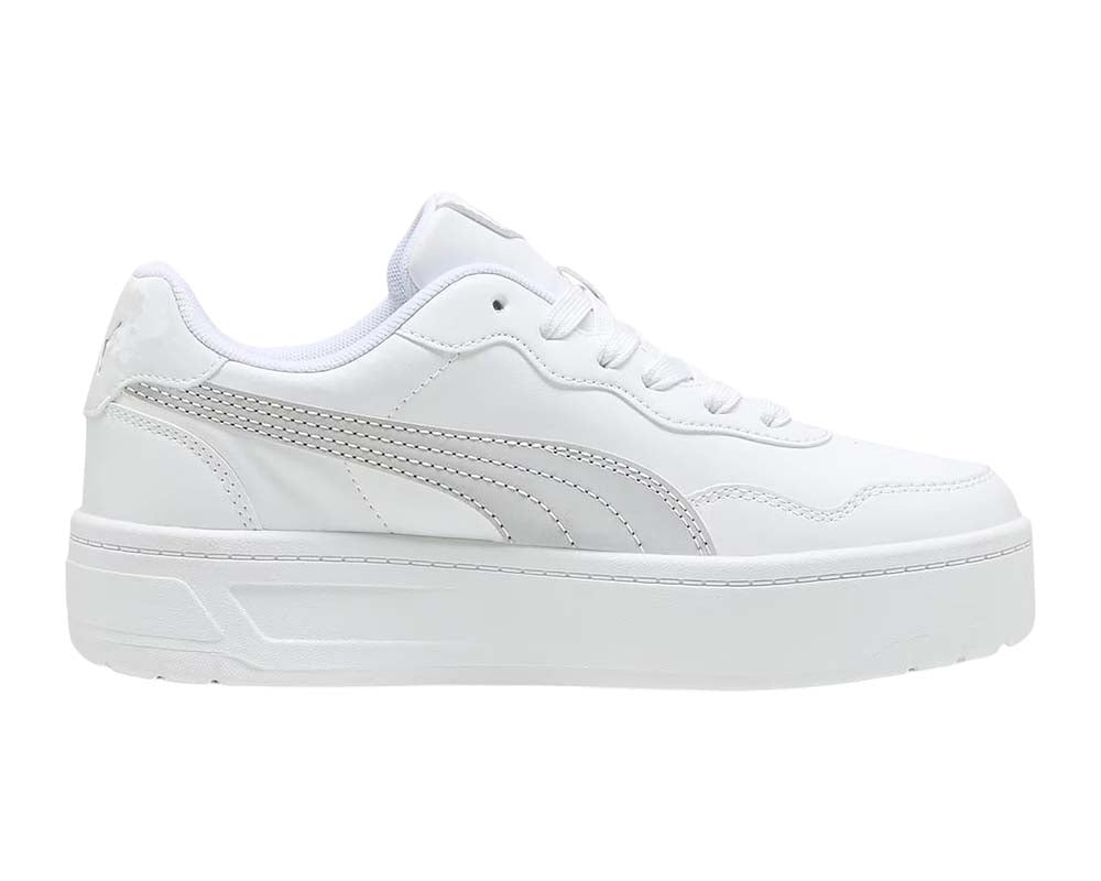 Tenis Puma para Mujer Court Lally Blanco-Plateado