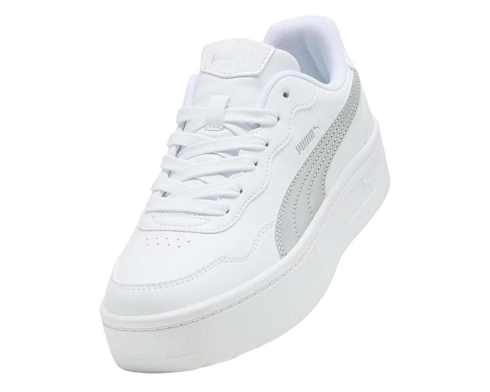 Tenis Puma para Mujer Court Lally Blanco-Plateado