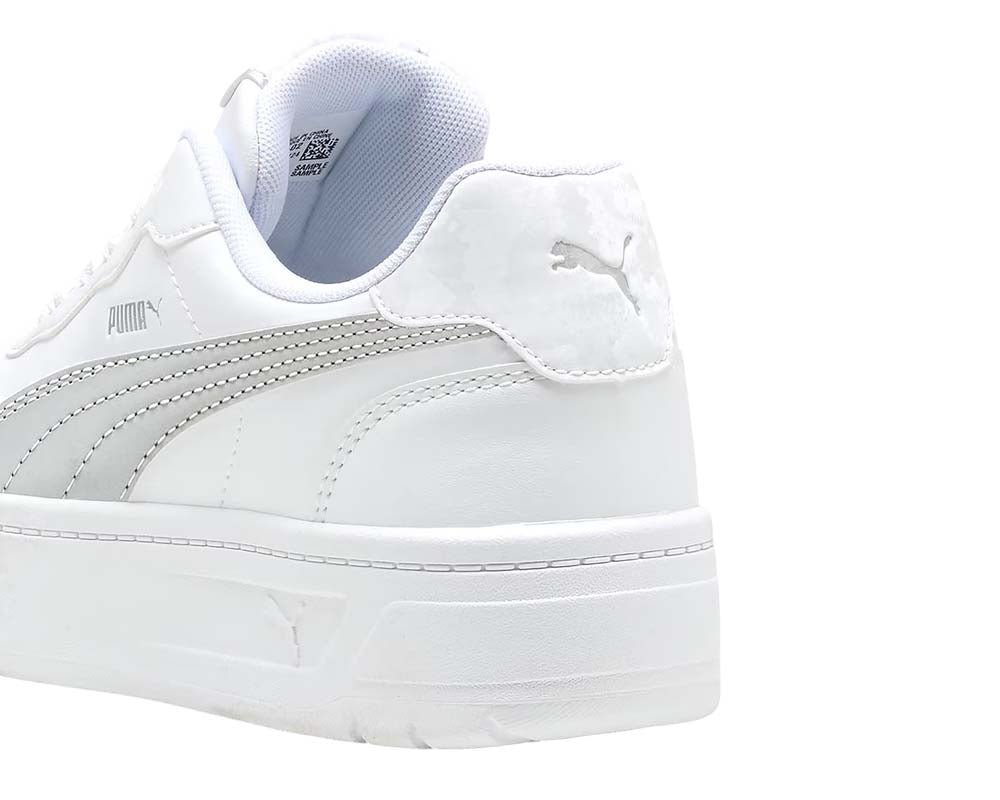 Tenis Puma para Mujer Court Lally Blanco-Plateado