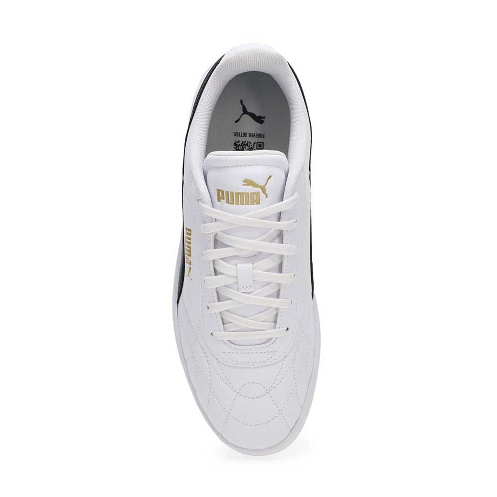 Tenis Puma para Hombre Club Indoor Blanco-Negro