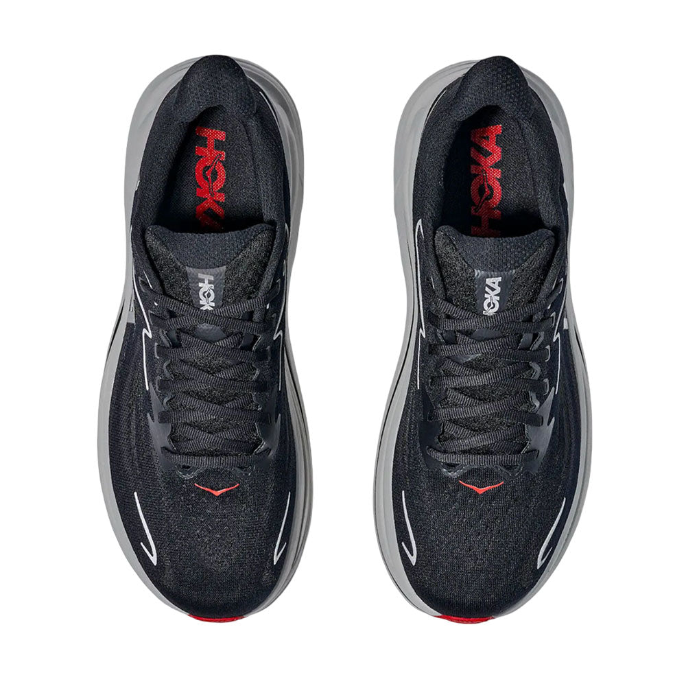 Tenis Hoka para Hombre Clifton 10 Negro-Plata