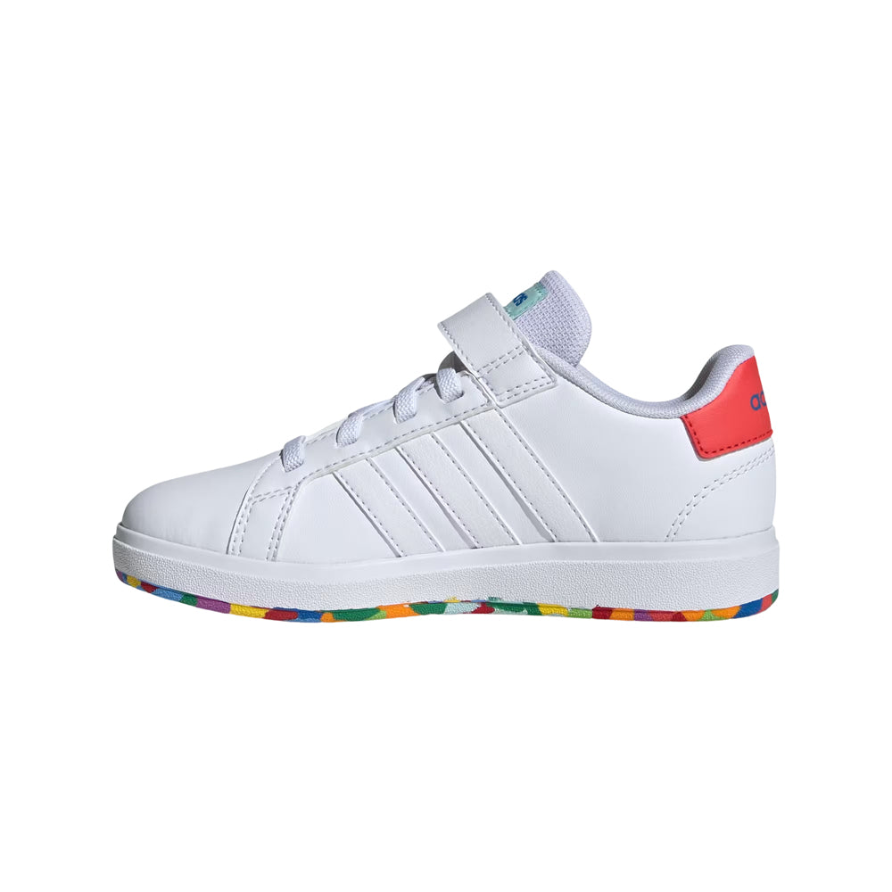 Tenis Adidas Niño Grand Court 2.0 El K ID0737 Blanco