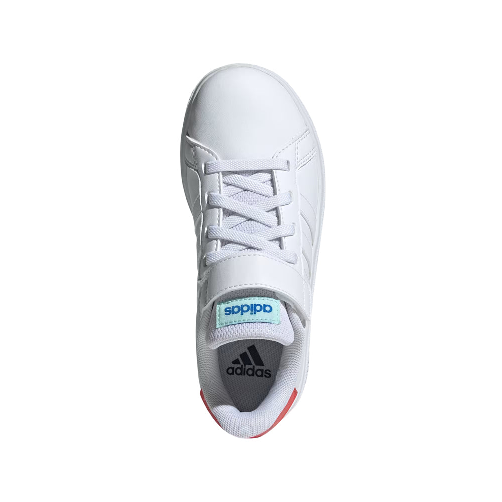 Tenis Adidas Niño Grand Court 2.0 El K ID0737 Blanco