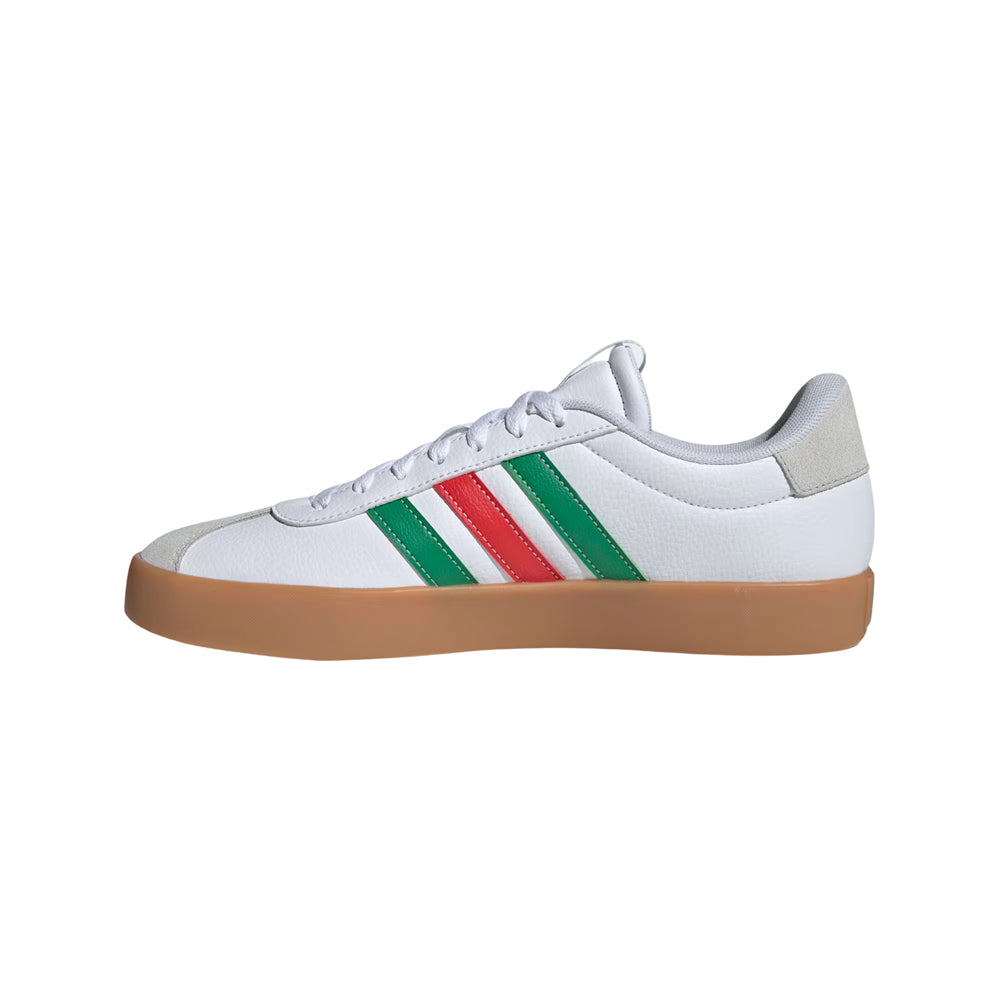 Tenis Adidas Hombre Vl Court 3.0 IF4466 Blanco Rojo Verde