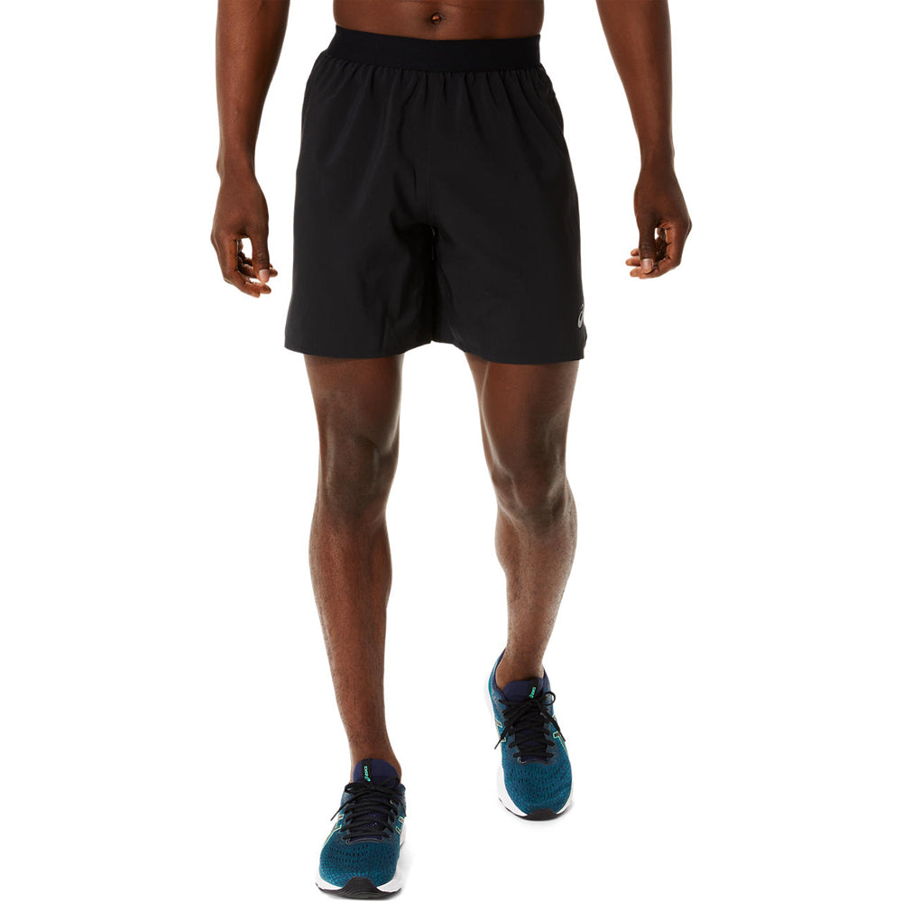 Short Asics para Hombre Road 2 in 1 7 pulgadas Negro
