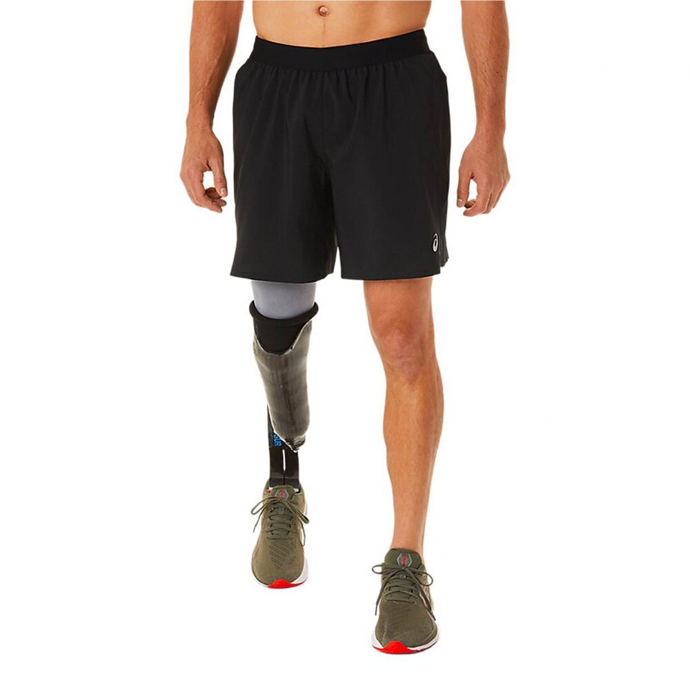 Short Largo Asics para Hombre Road 7in Short Negro