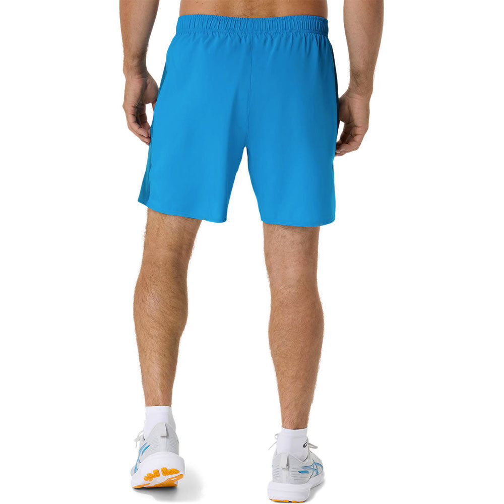 Short 2 en 1 Asics para Hombre Silver 2in1 7 pulgadas Short Azul