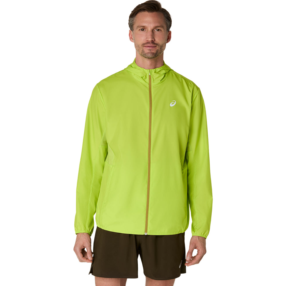 Rompevientos Asics para Hombre Silver Jacket Verde