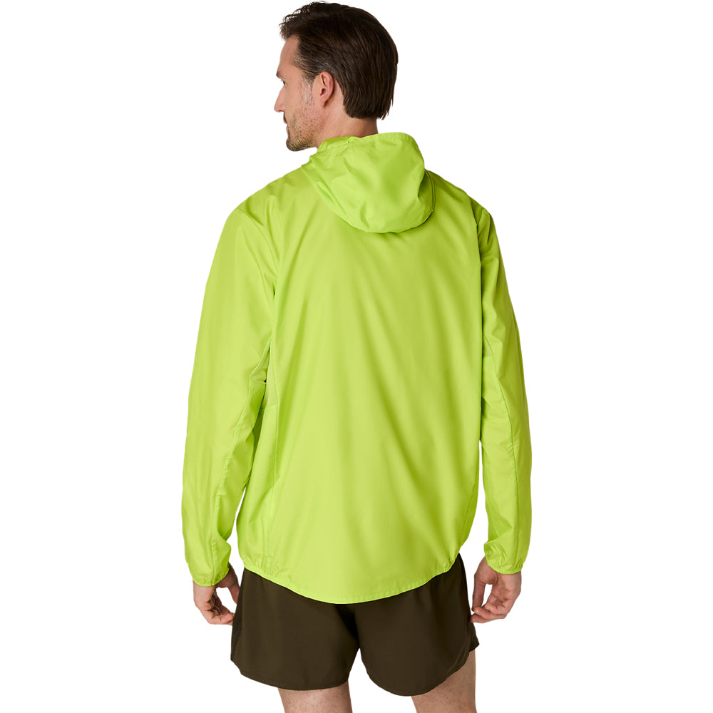 Rompevientos Asics para Hombre Silver Jacket Verde