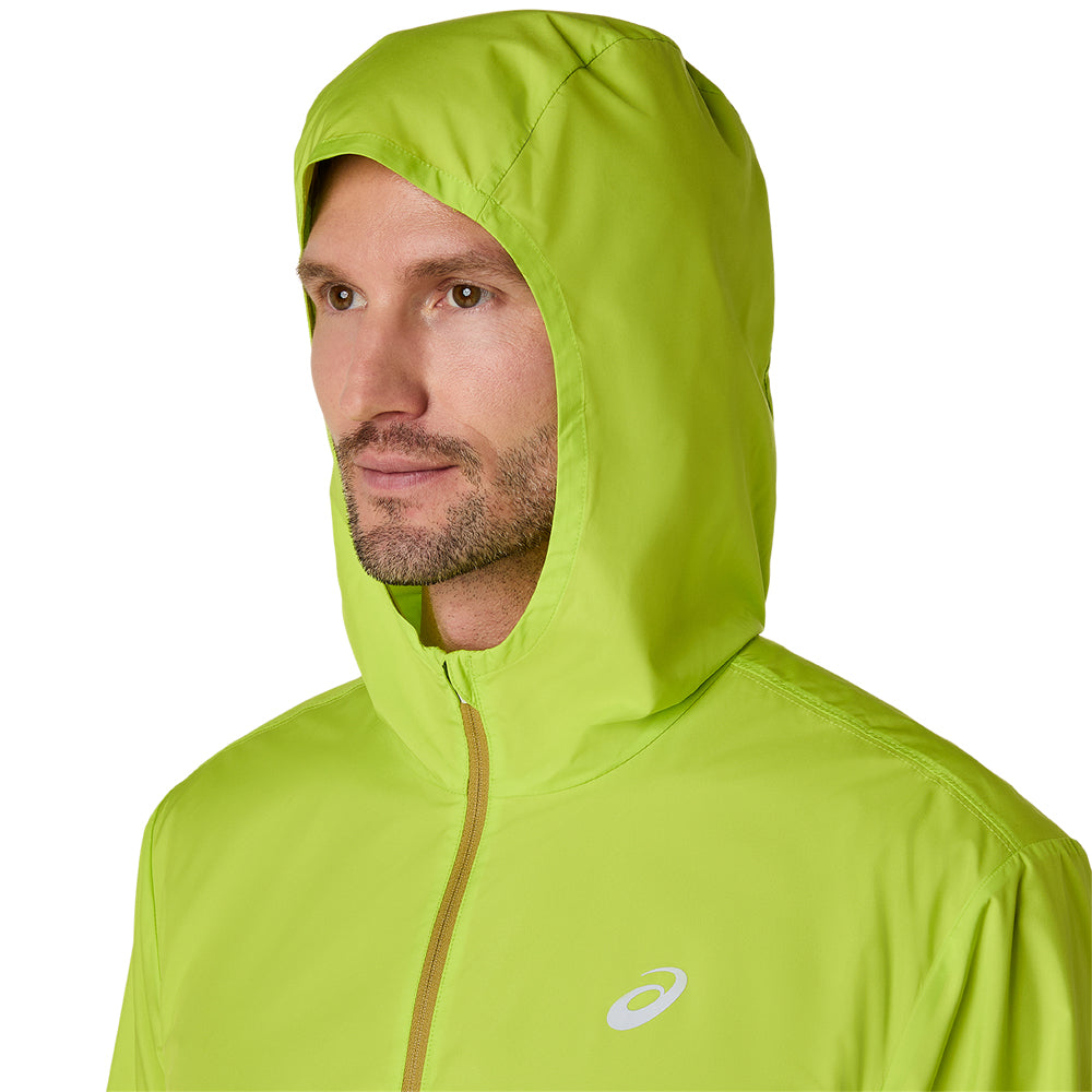 Rompevientos Asics para Hombre Silver Jacket Verde