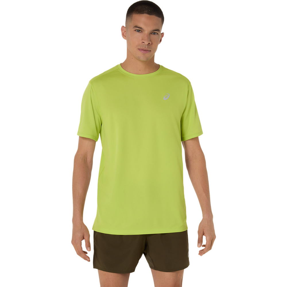 Playera Manga Corta Asics para Hombre Silver SS Top Verde