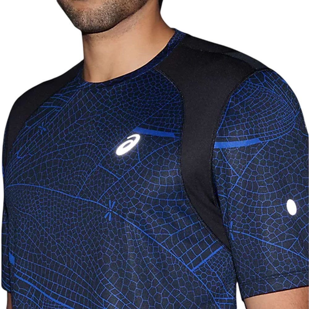 Playera Manga Corta Asics para Hombre Road Lite-Show SS Top Negro