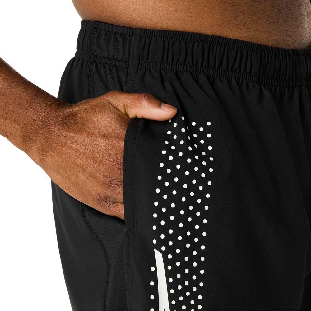 Short Largo Asics para Hombre Icon 7in Short Negro