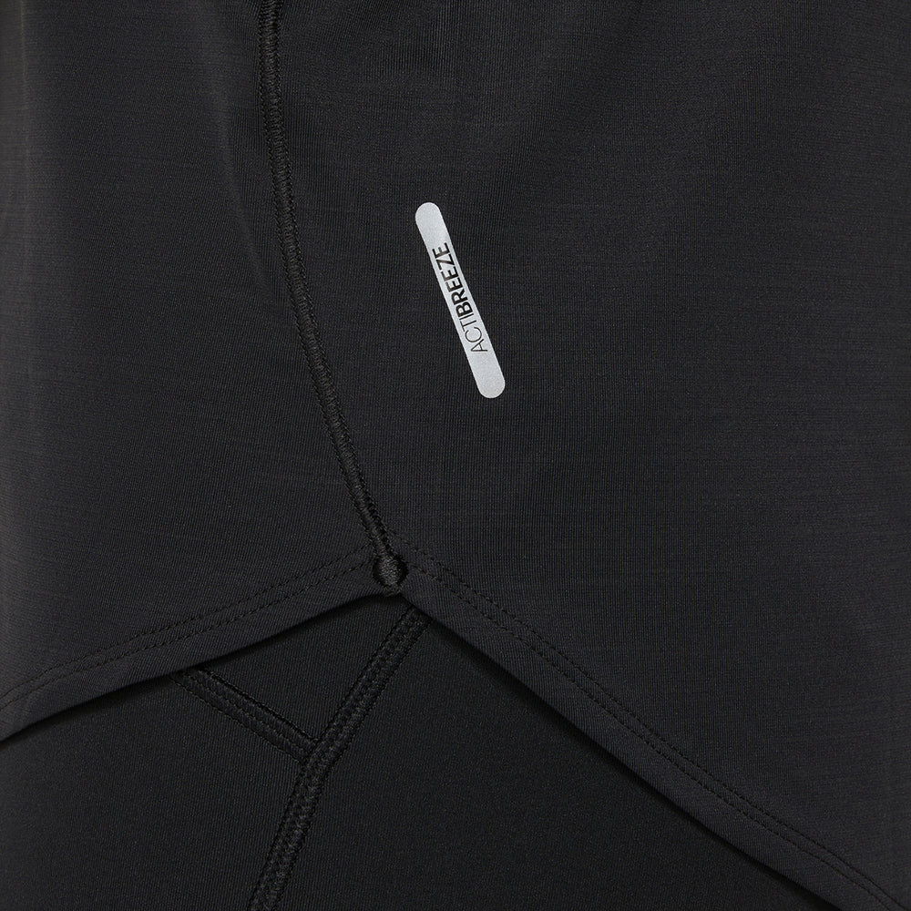 Playera Manga Corta Asics para Mujer Road SS Top Negro