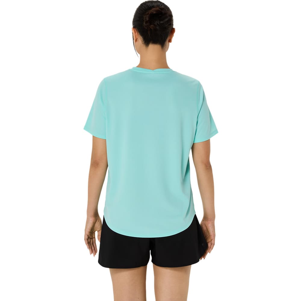 Playera Manga Corta Asics para Mujer Silver SS Top Verde