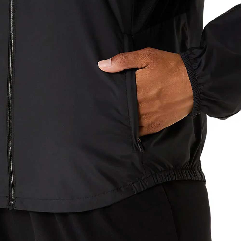 Rompevientos Asics para Mujer Silver Jacket Negro