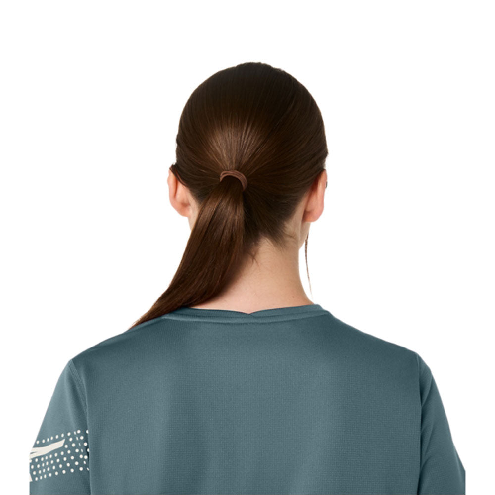 Playera Manga Corta Asics para Mujer Icon SS Top Azul