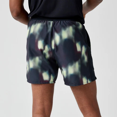Short Corto Brooks para Hombre Dash Short Printed Negro