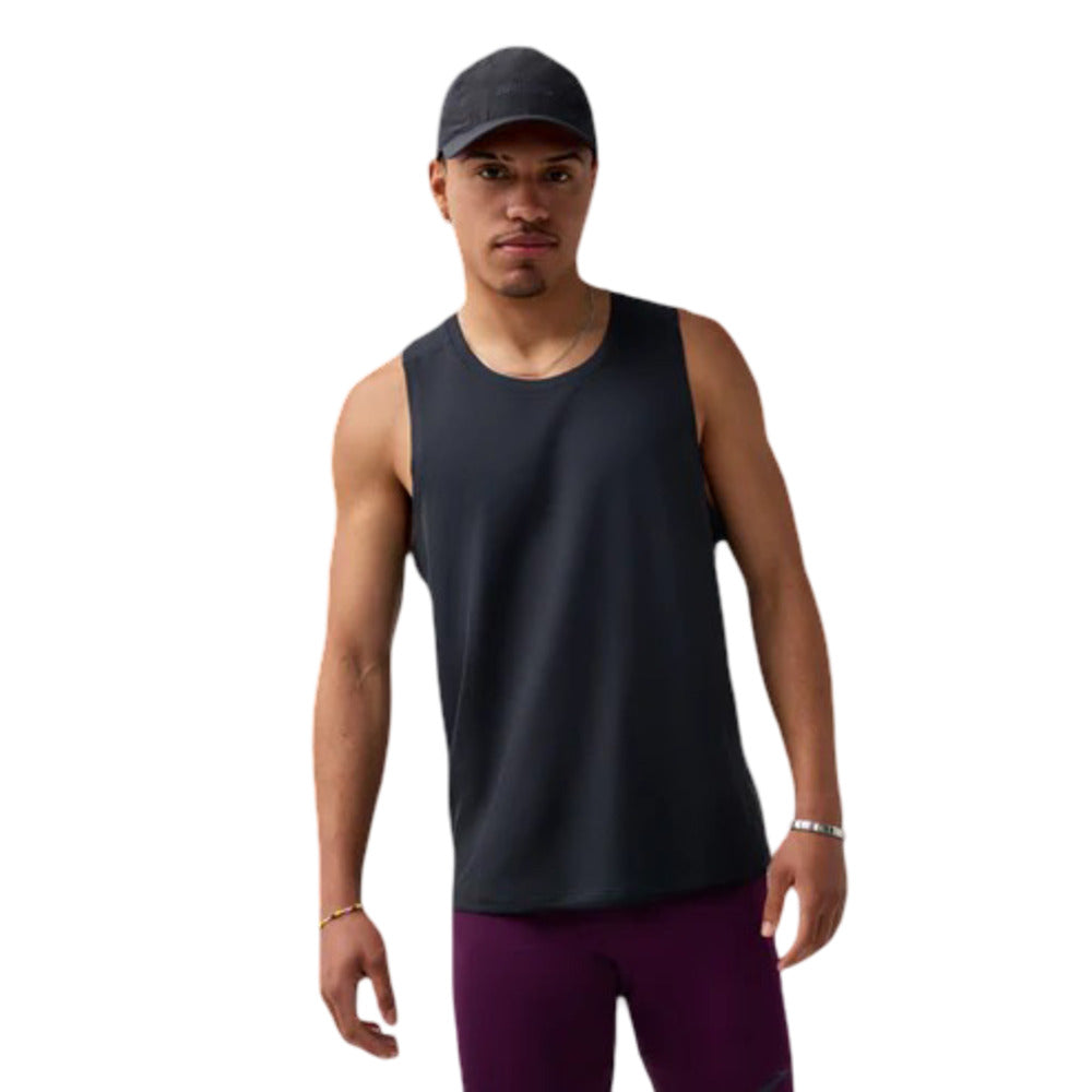 Playera Sin Mangas Brooks para Hombre Dash Singlet Negro