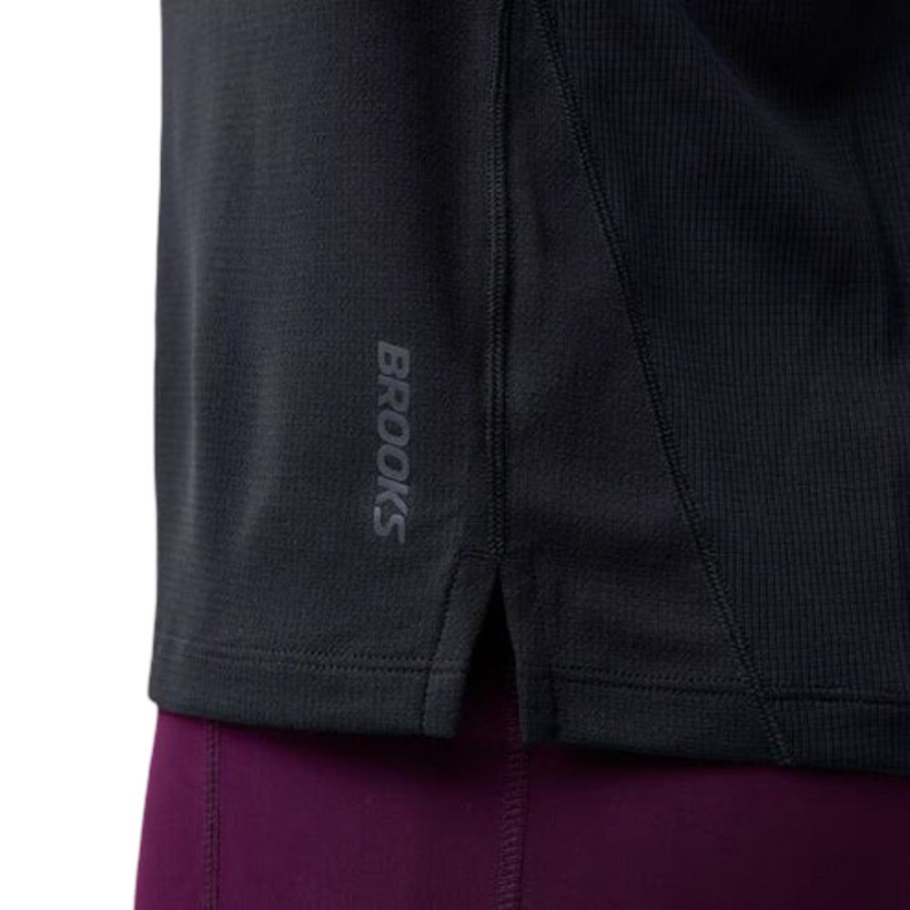Playera Sin Mangas Brooks para Hombre Dash Singlet Negro