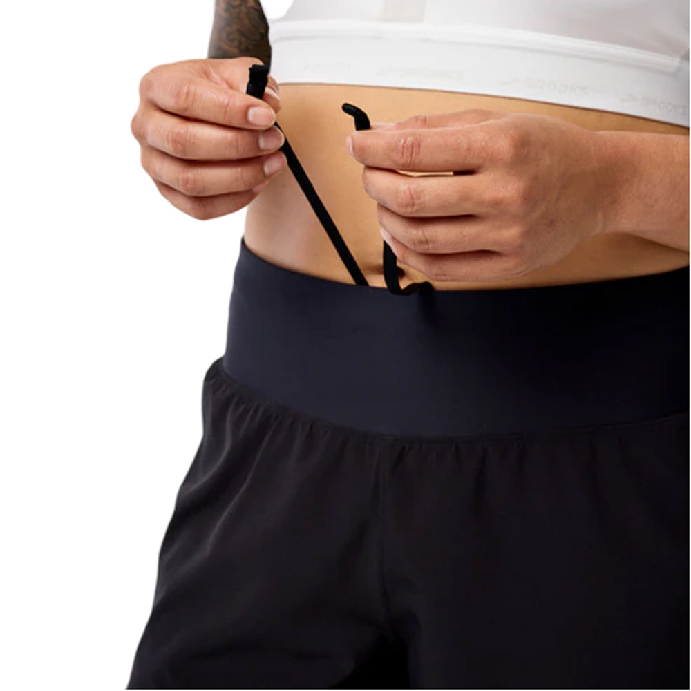 Short Corto Brooks para Mujer Chaser 5in Short 2.0 Negro