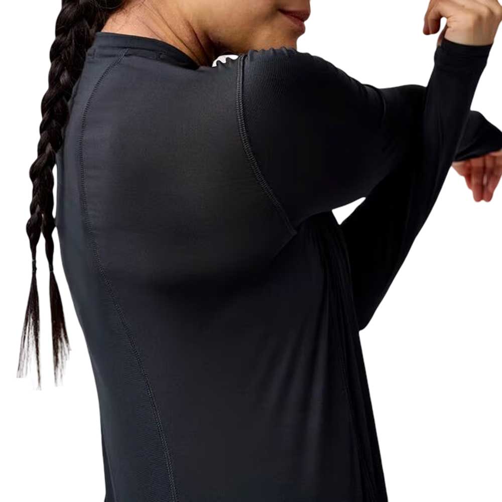 Playera Manga Larga Brooks para Mujer Sprint Free Long Sleeve 3.0 Negro