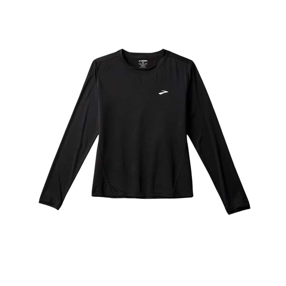 Playera Manga Larga Brooks para Mujer Sprint Free Long Sleeve 3.0 Negro