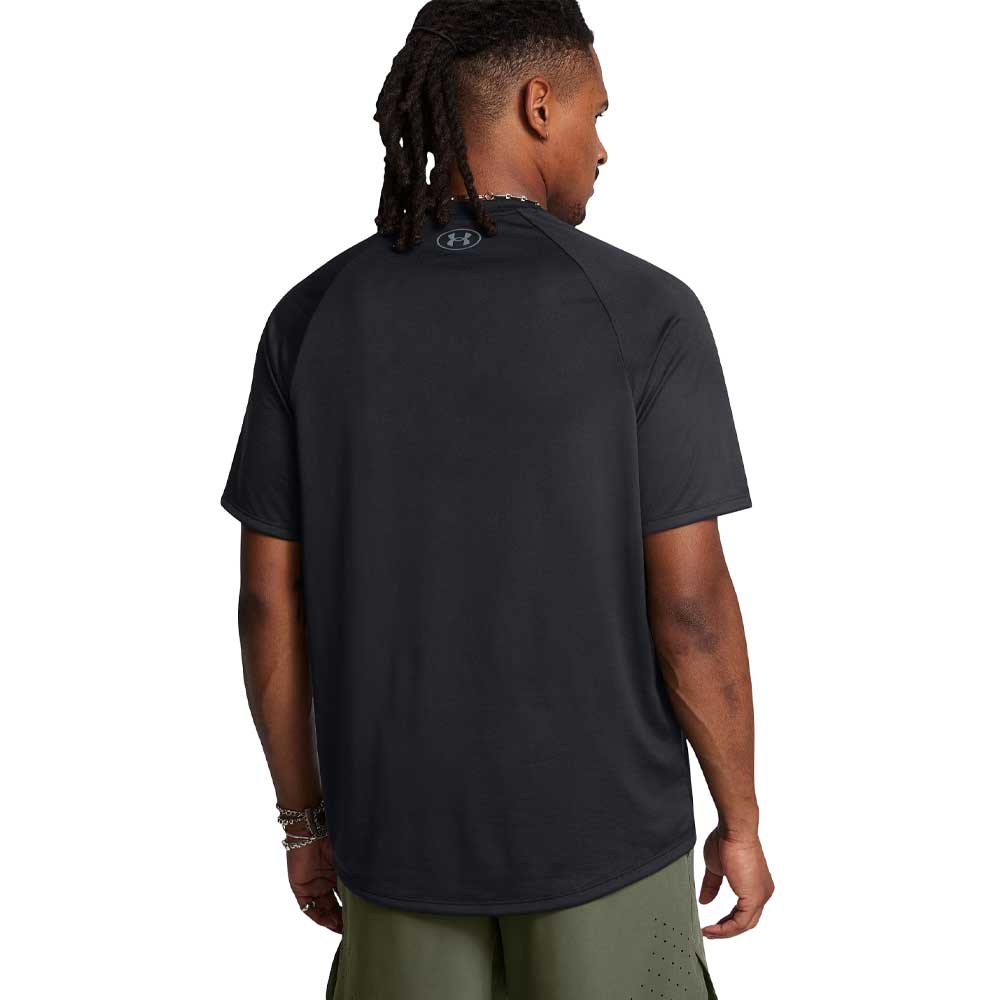 Playera Manga Corta Under Armour para Hombre Tech 2.0 SS Tee Negro