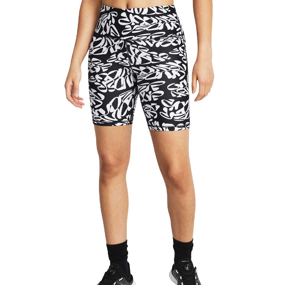 Legging Corto Under Armour para Mujer Tech AOP Bike Short Negro