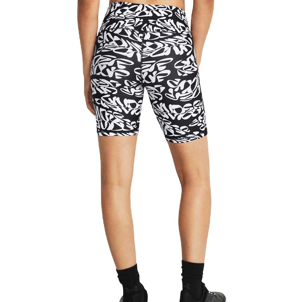 Legging Corto Under Armour para Mujer Tech AOP Bike Short Negro