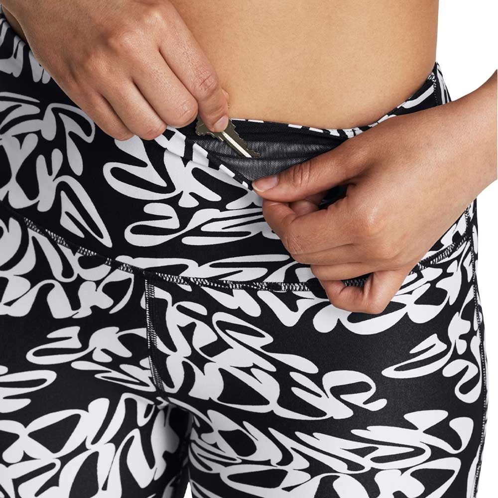 Legging Corto Under Armour para Mujer Tech AOP Bike Short Negro