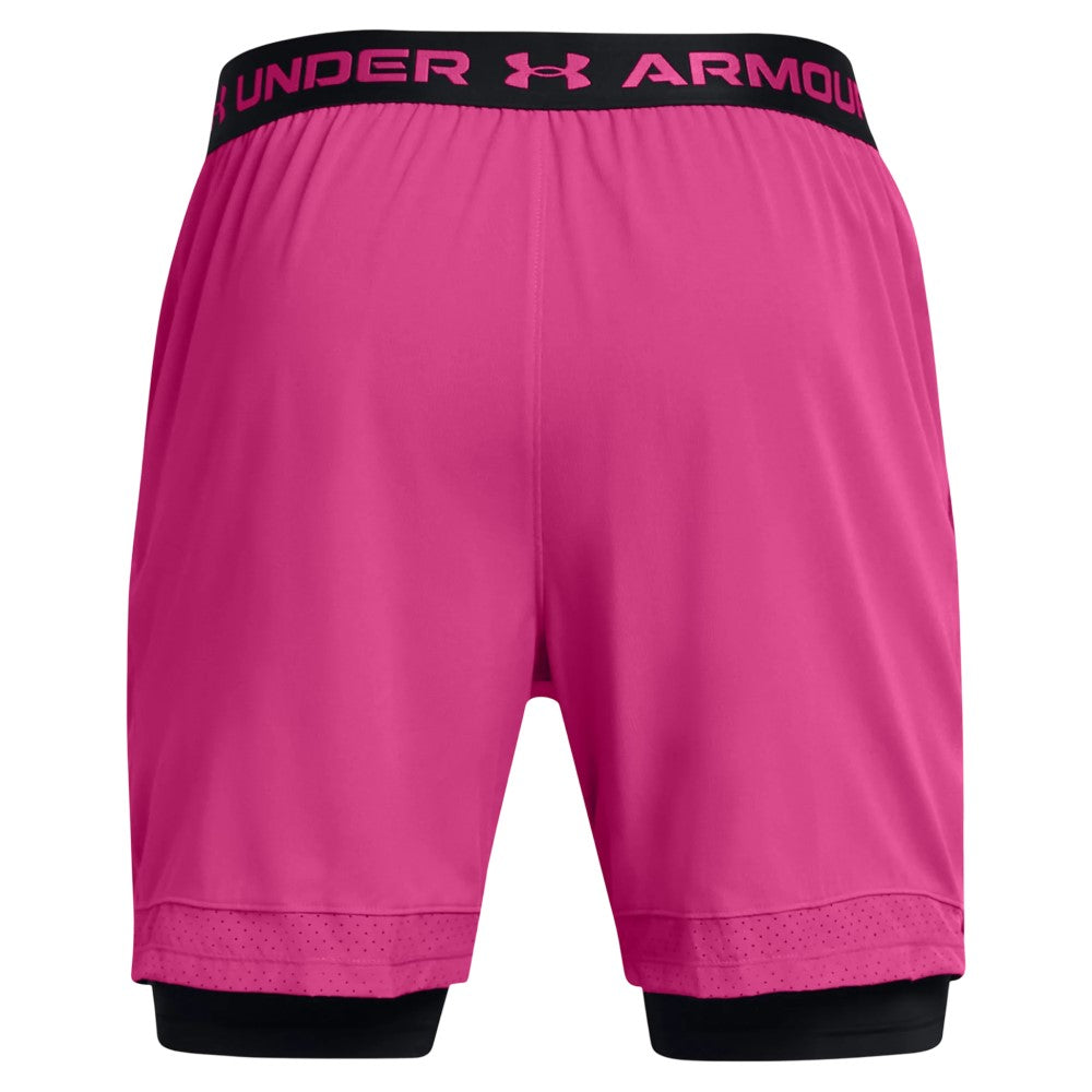 Short 2 en 1 Under Armour para Hombre Vanish Woven 2 in 1 Rosa