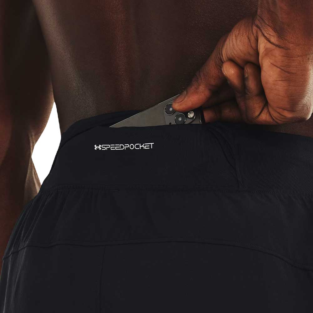 Short Corto Under Armour para Hombre Launch Pro 5in Shorts Negro