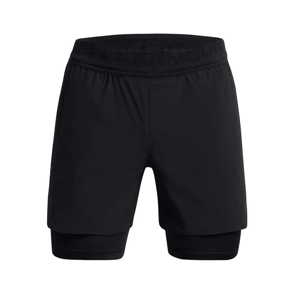 Short 2 En 1 Under Armour para Hombre Vanish Elite 2 in 1 Short Negro