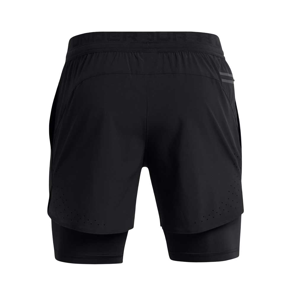 Short 2 En 1 Under Armour para Hombre Vanish Elite 2 in 1 Short Negro