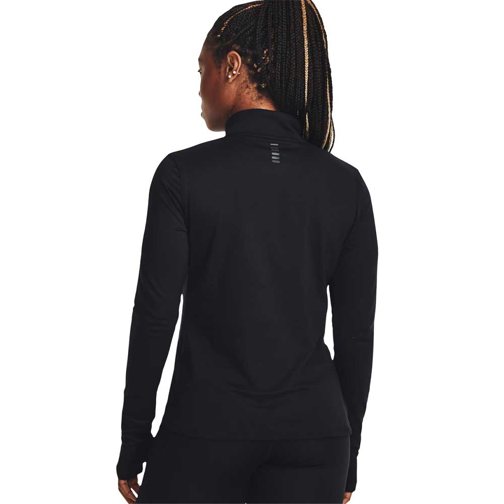 Playera Manga Larga Under Armour para Mujer Launch Pro Half Zip Negro