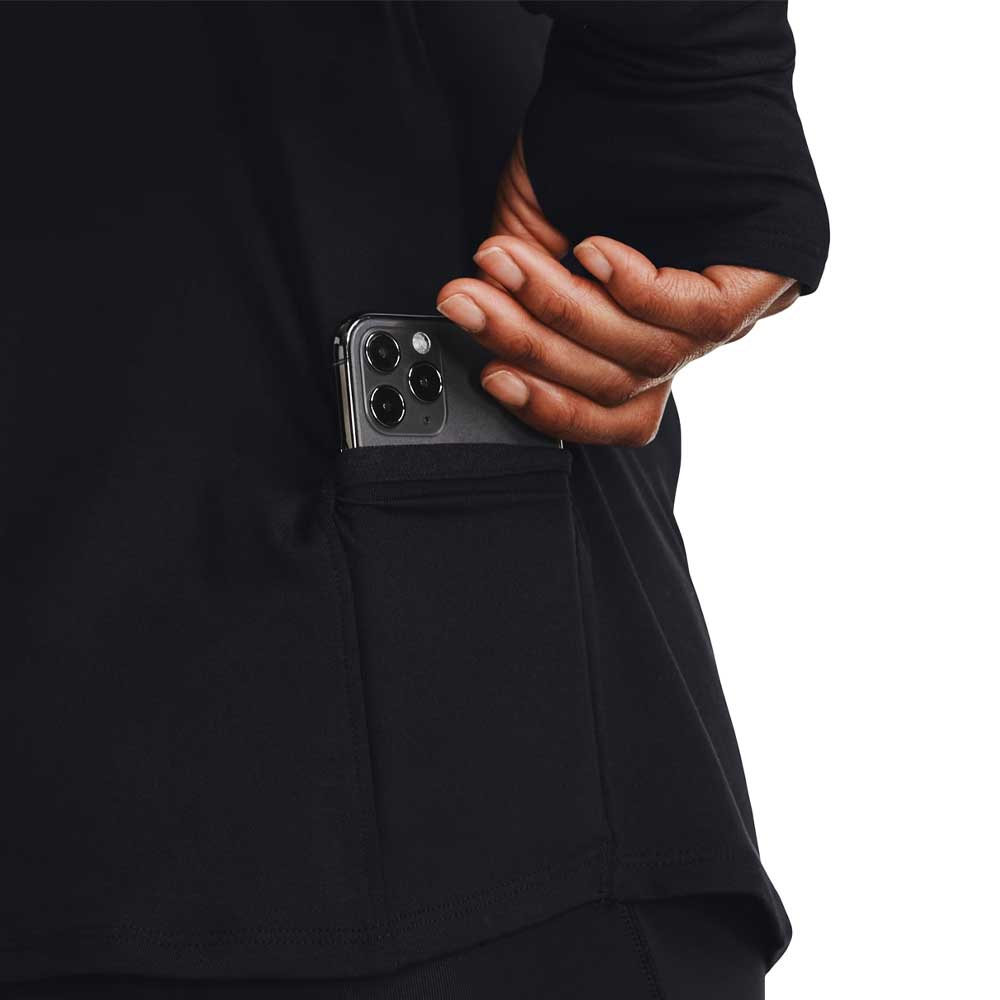 Playera Manga Larga Under Armour para Mujer Launch Pro Half Zip Negro