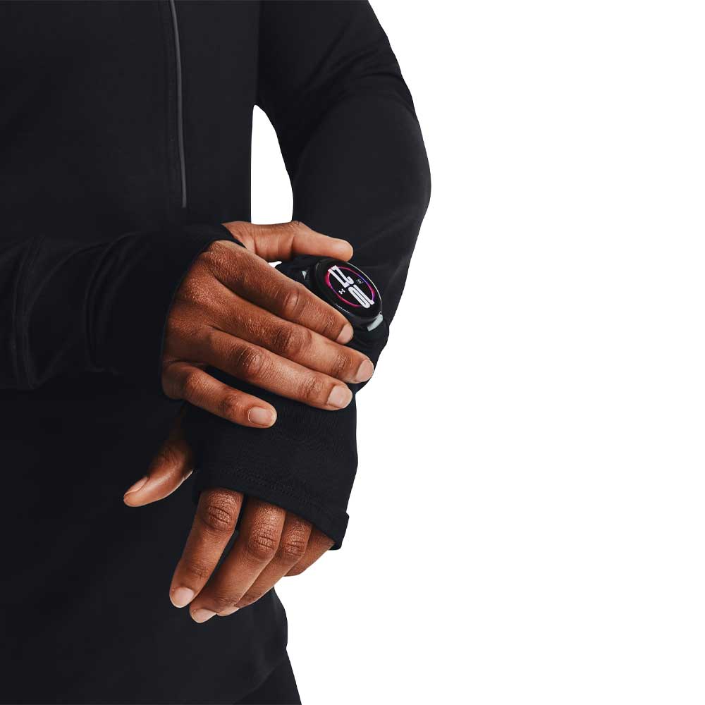 Playera Manga Larga Under Armour para Mujer Launch Pro Half Zip Negro