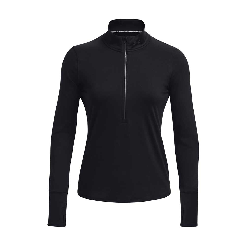 Playera Manga Larga Under Armour para Mujer Launch Pro Half Zip Negro