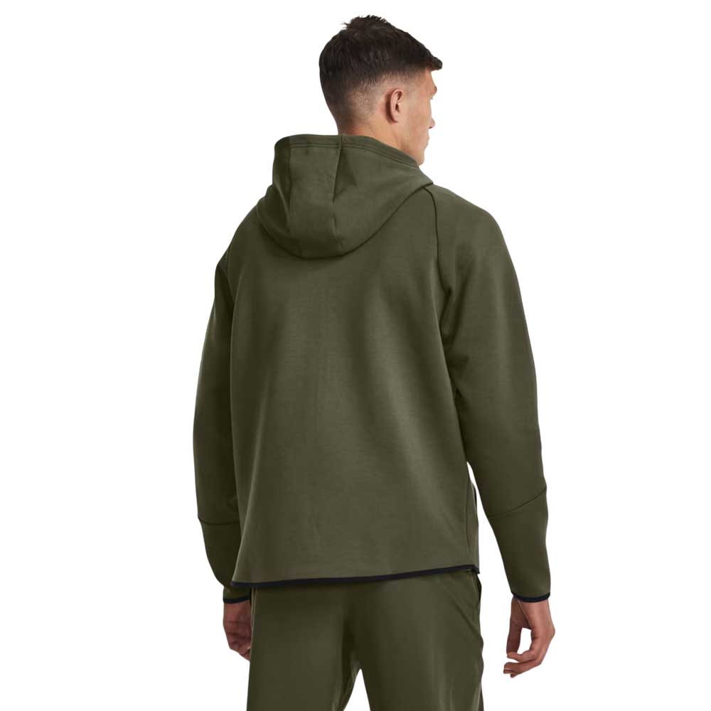 Sudadera con Gorro Under Armour para Hombre Rival Fleece FZ Hoodie Verde