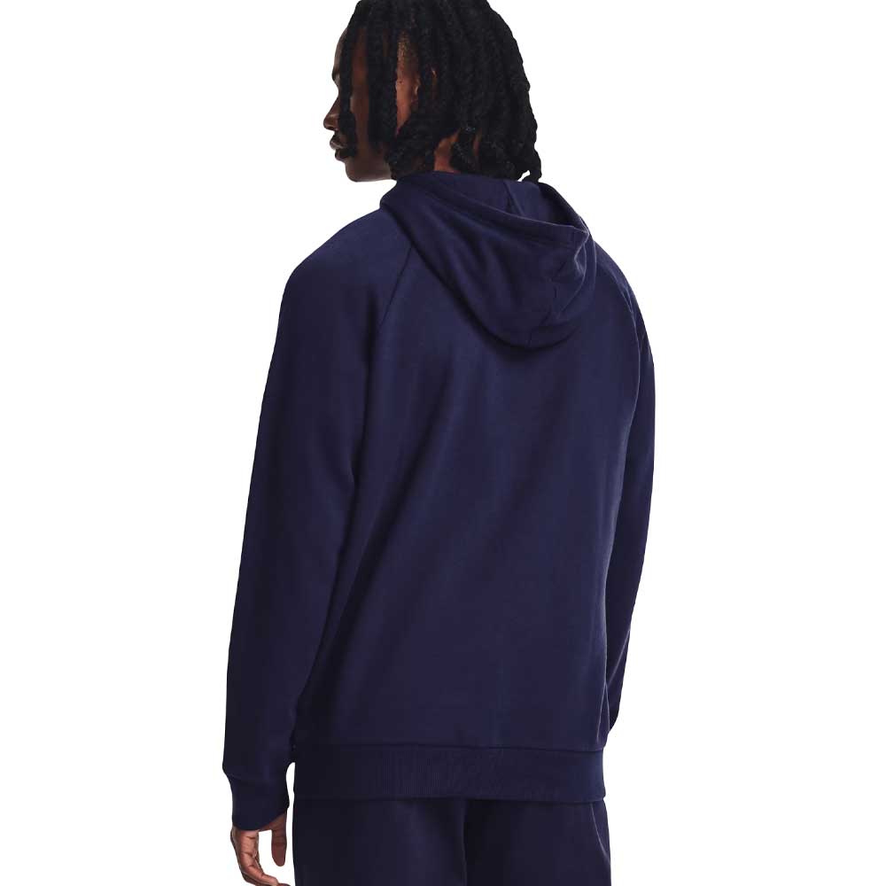 Sudadera con Gorro Under Armour para Hombre Rival Fleece FZ Hoodie Azul