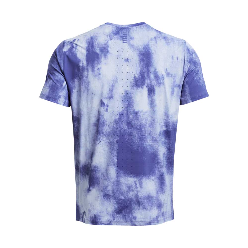 Playera Manga Corta Under Armour para Hombre Launch Elite Wash SS Morado