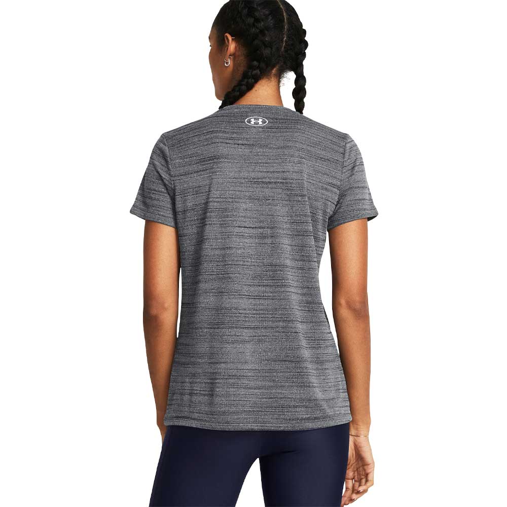 Playera Manga Corta Under Armour para Mujer Tech Tiger SS Negro