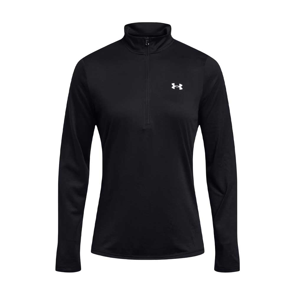 Playera Manga Larga Under Armour para Mujer Tech 1/2 Zip Negro