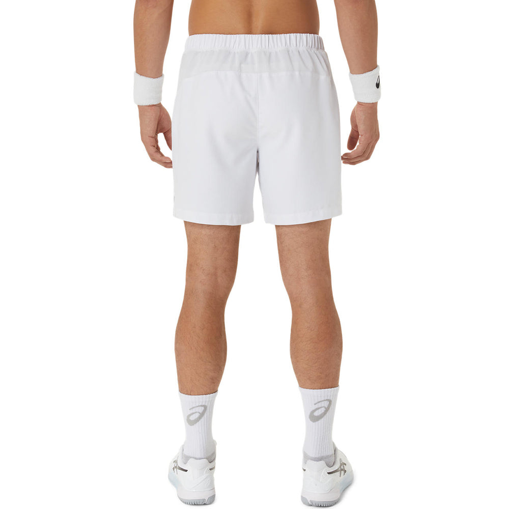 Short Largo Asics para Hombre Court 7in Blanco