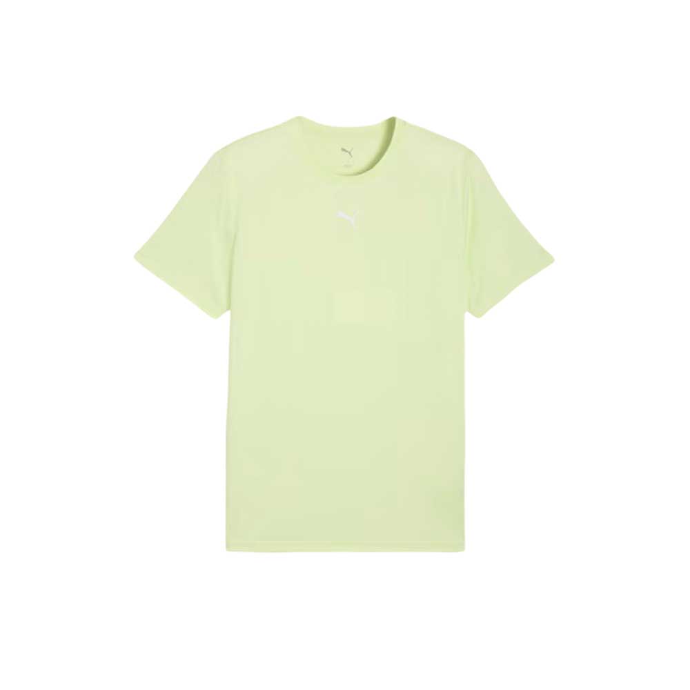 Playera Manga Corta Puma para Hombre Train All Day Essentials Hearther Cat Tee Verde