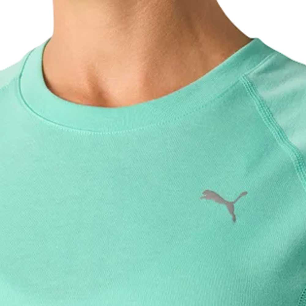 Playera Manga Corta Puma para Mujer Run Velocity Tee Verde