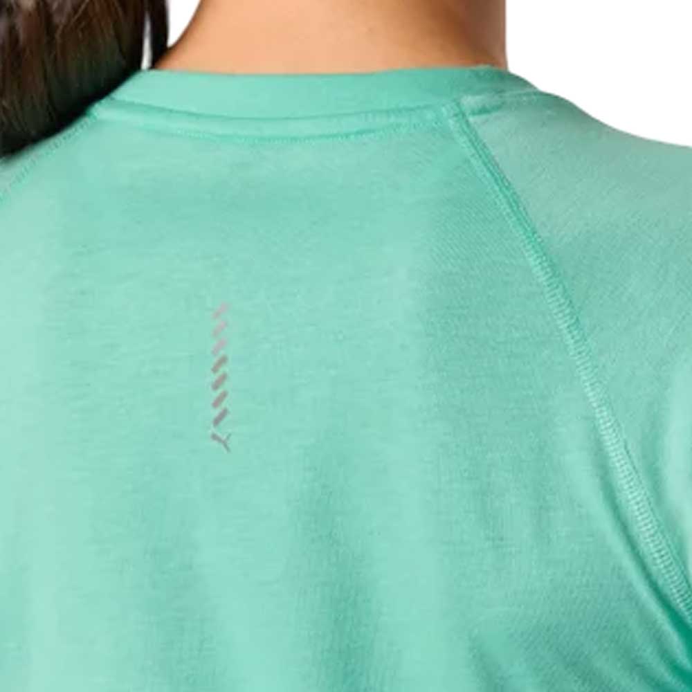 Playera Manga Corta Puma para Mujer Run Velocity Tee Verde