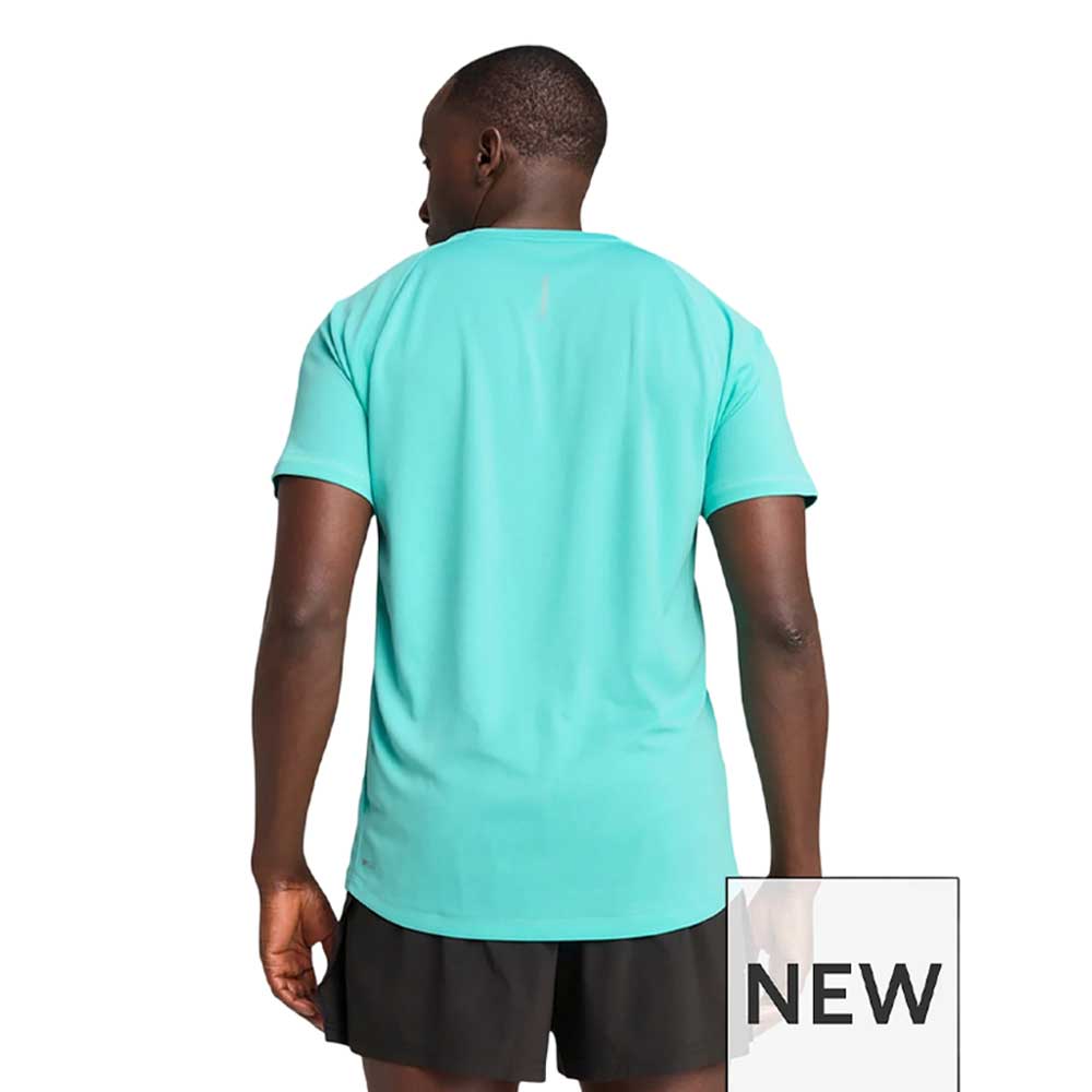 Playera Manga Corta Puma para Hombre Run Velocity Tee Verde