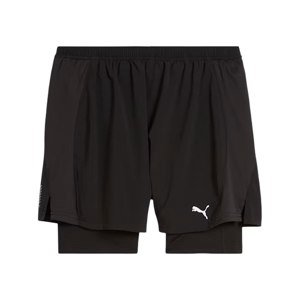 Short 2 en 1 Puma para Hombre Run Velocity 2 in 1 Short Negro